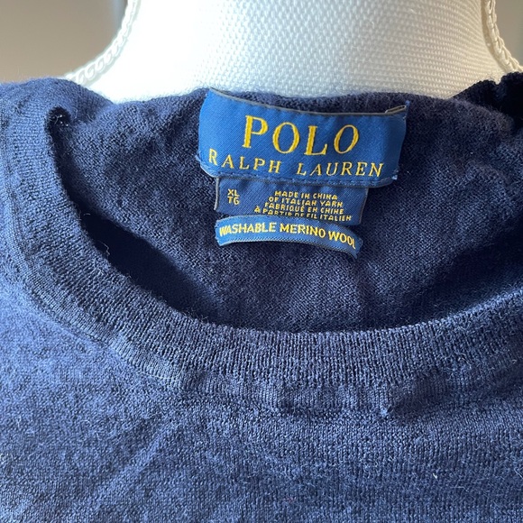 Polo Ralph Lauren Sweater XL Washable Merino Wool - Picture 2 of 2
